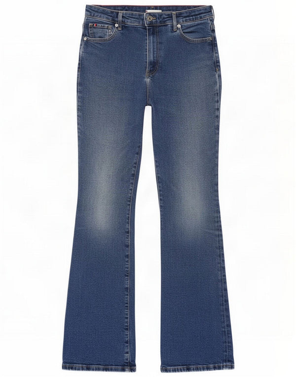 Tommy Hilfiger Womens Bootcut Jeans W30 L30 Blue Cotton
