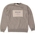 NICCE Mens Graphic Sweatshirt Jumper Medium Grey Cotton Vintage Nicce and Second-Hand Nicce from Messina Hembry 