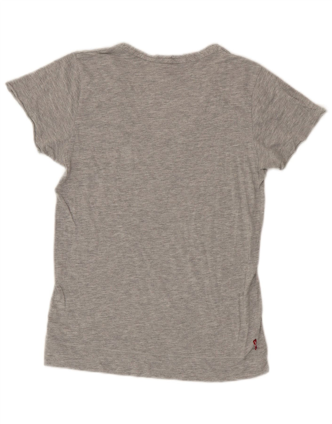 Levi's Dame T-Shirt Top UK 14 Stor Grå Bomuld