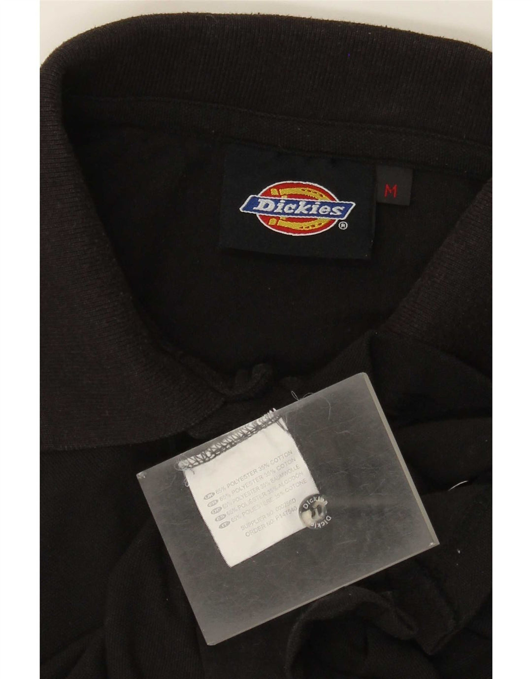 Dickies Poloshirt til mænd Medium Sort Polyester