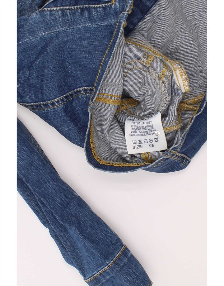 Lee Girls denimjakke 7-8 år XS blå bomuld