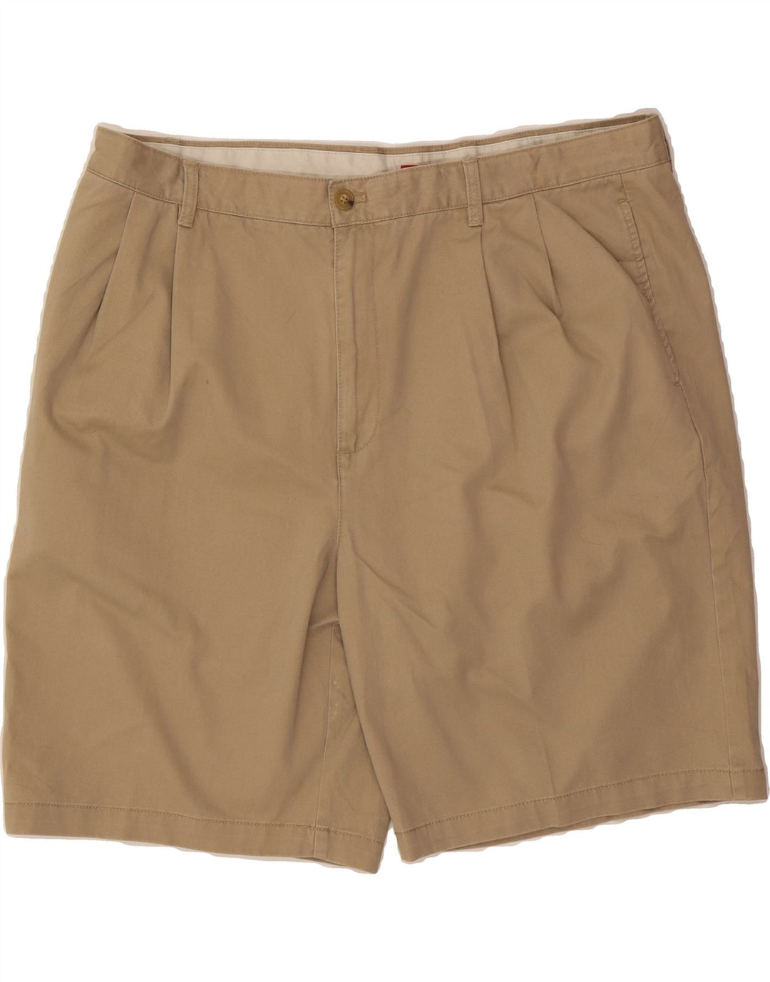 IZOD Mens Pegged Chino Shorts W42 2XL Beige Cotton Vintage Izod and Second-Hand Izod from Messina Hembry 