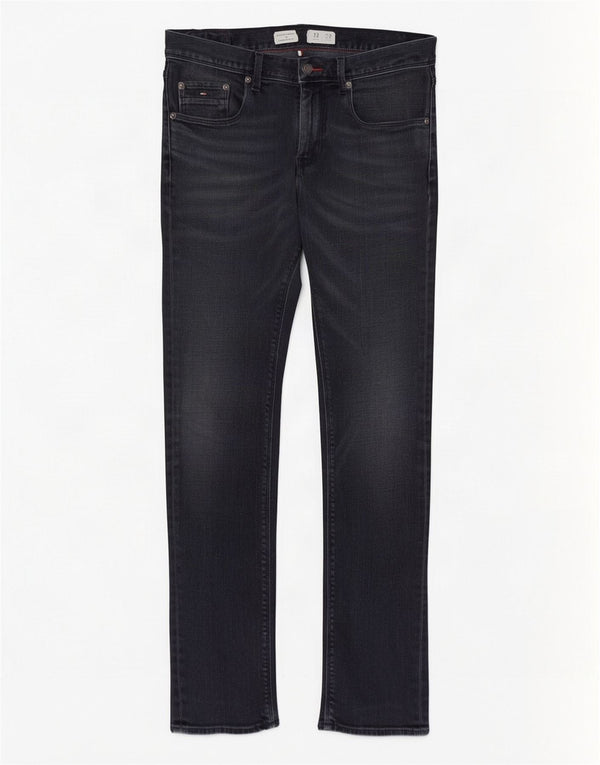Tommy Hilfiger Herre Denton Slim Straight Jeans W32 L32 Marineblå Bomuld