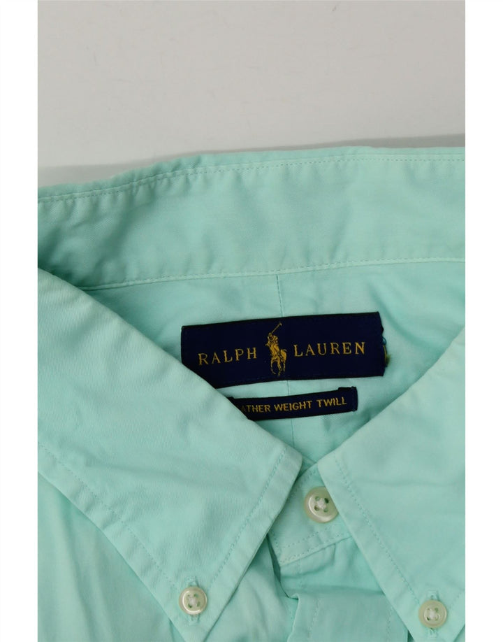 Ralph Lauren kortærmet herreskjorte 3XL turkis