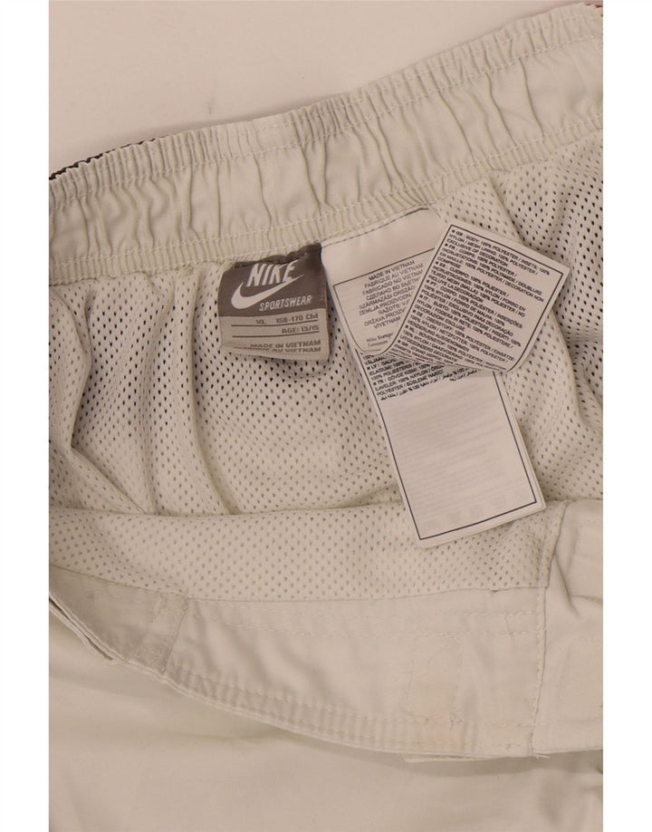 Nike drenge badeshorts 13-14 år XL Hvid Colourblock Polyester