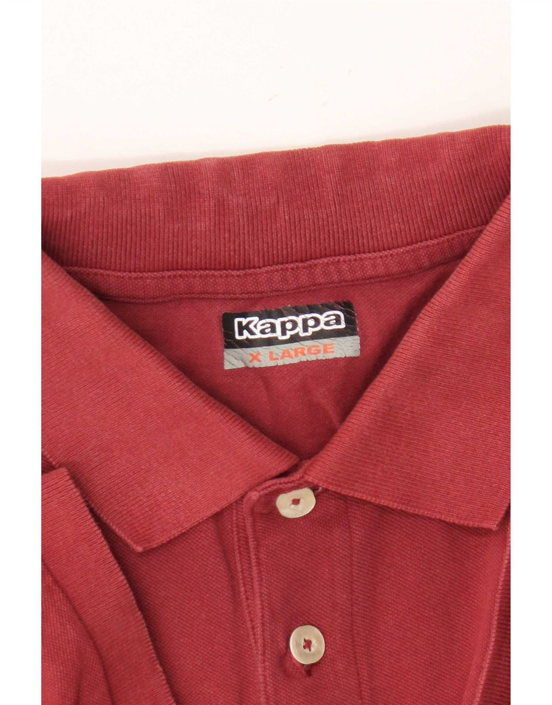 Kappa herre poloshirt XL Rød