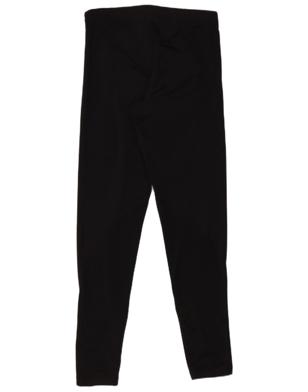 Nike Dame Leggings UK 12 Medium Sort Polyester Sports