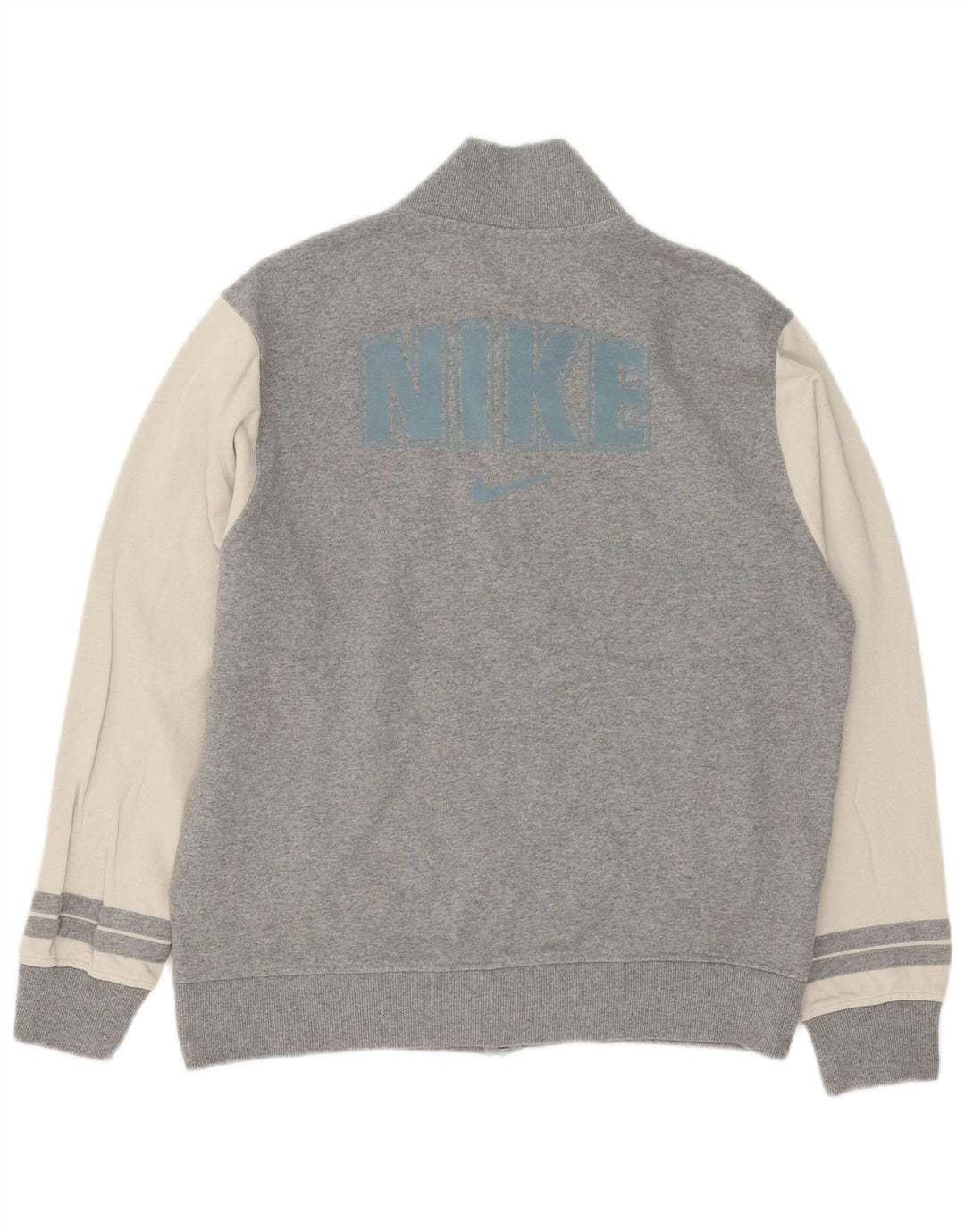 Nike Grafisk træningsdragt til mænd, topjakke, mellemgrå, farveblok bomuld