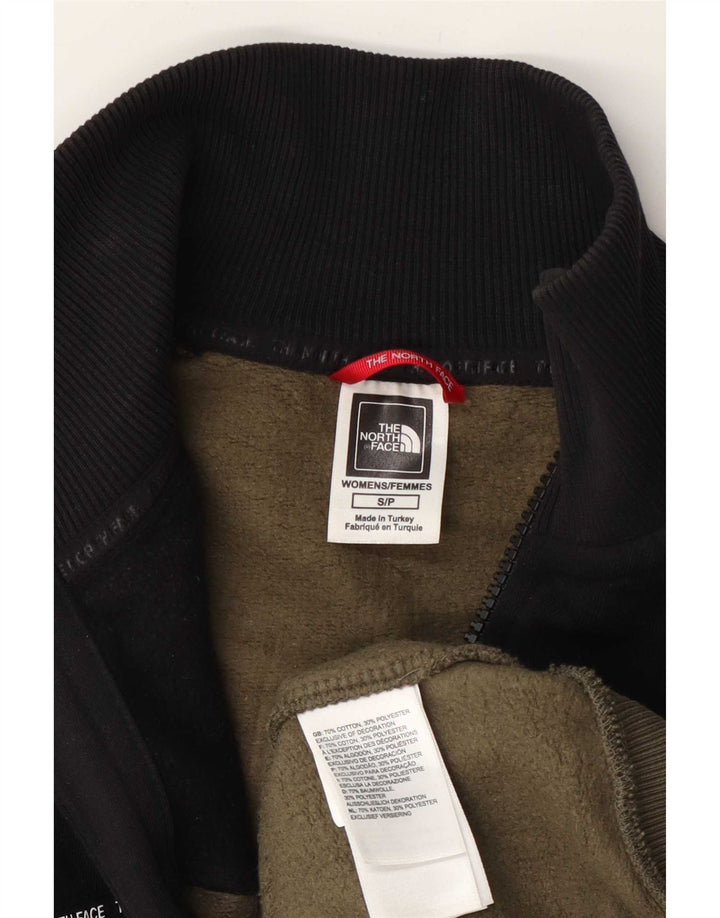 The North Face Dame Oversized Sweatshirt Jumper UK 10 Small Khaki