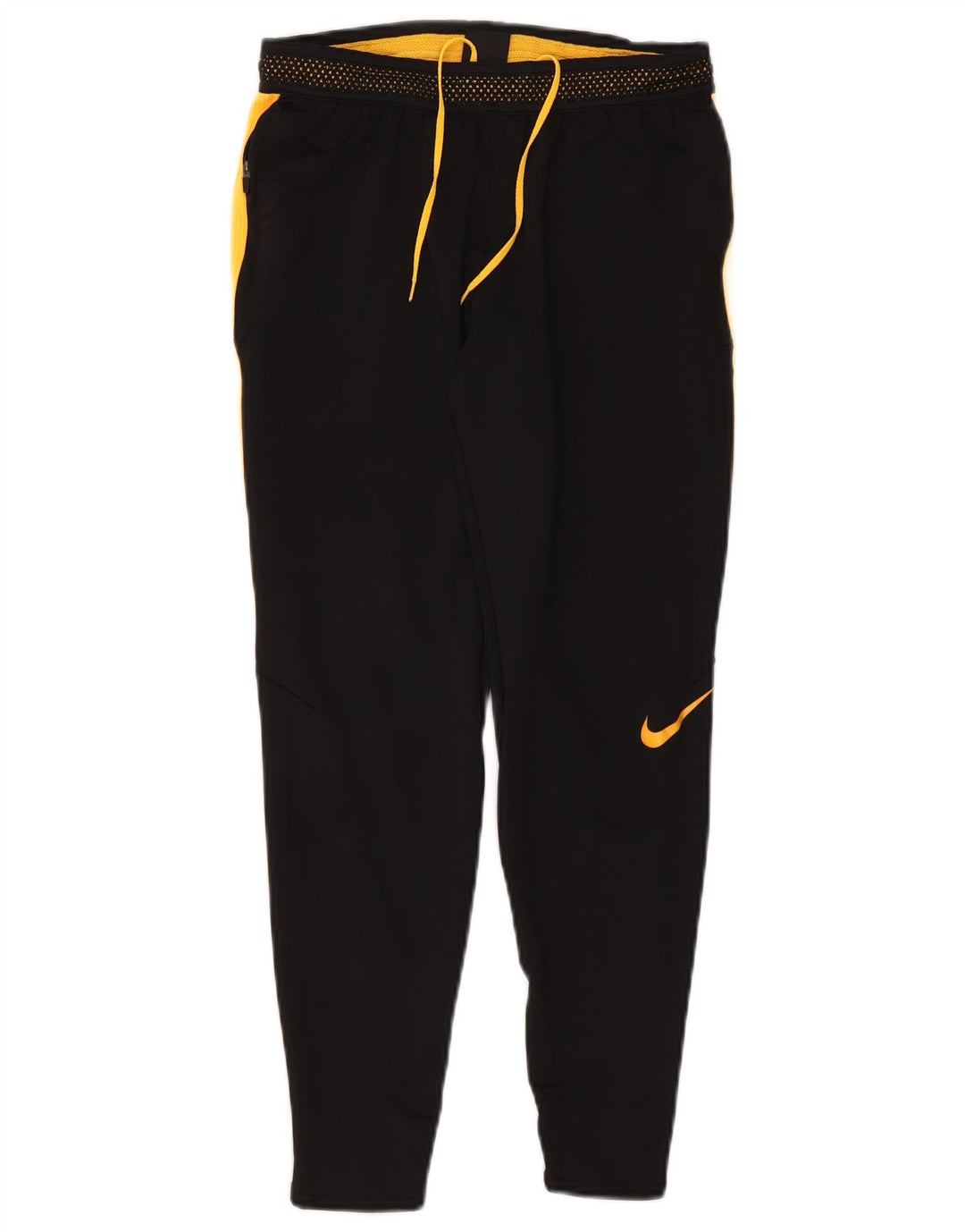 Nike Herre Dri Fit træningsdragt Bukser Small Black Colourblock Polyester