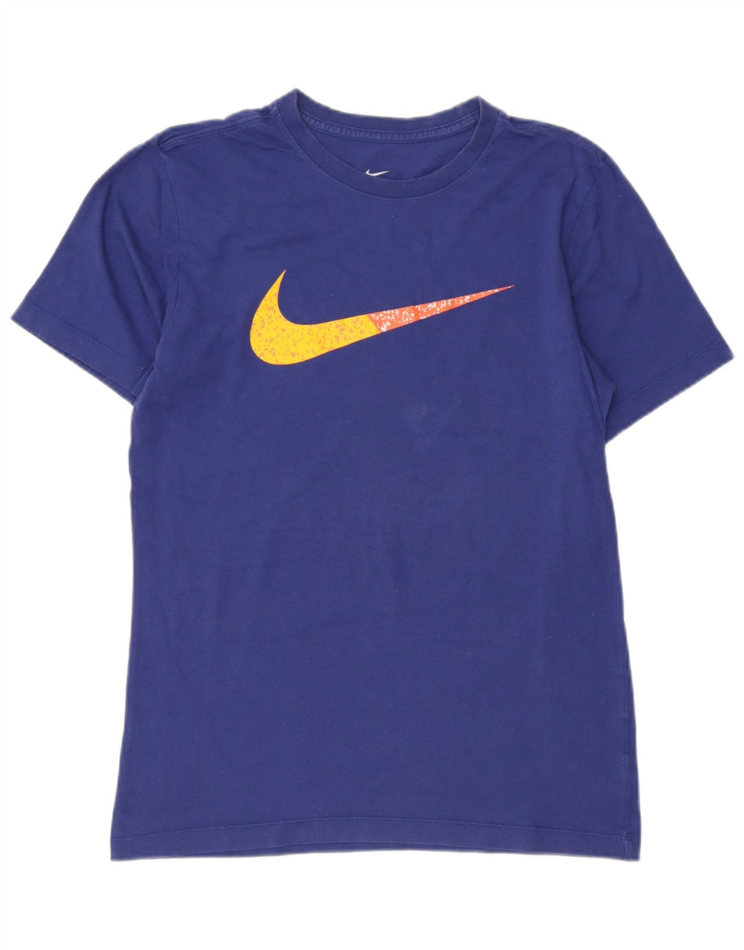 NIKE Mens Graphic T-Shirt Top Small Navy Blue