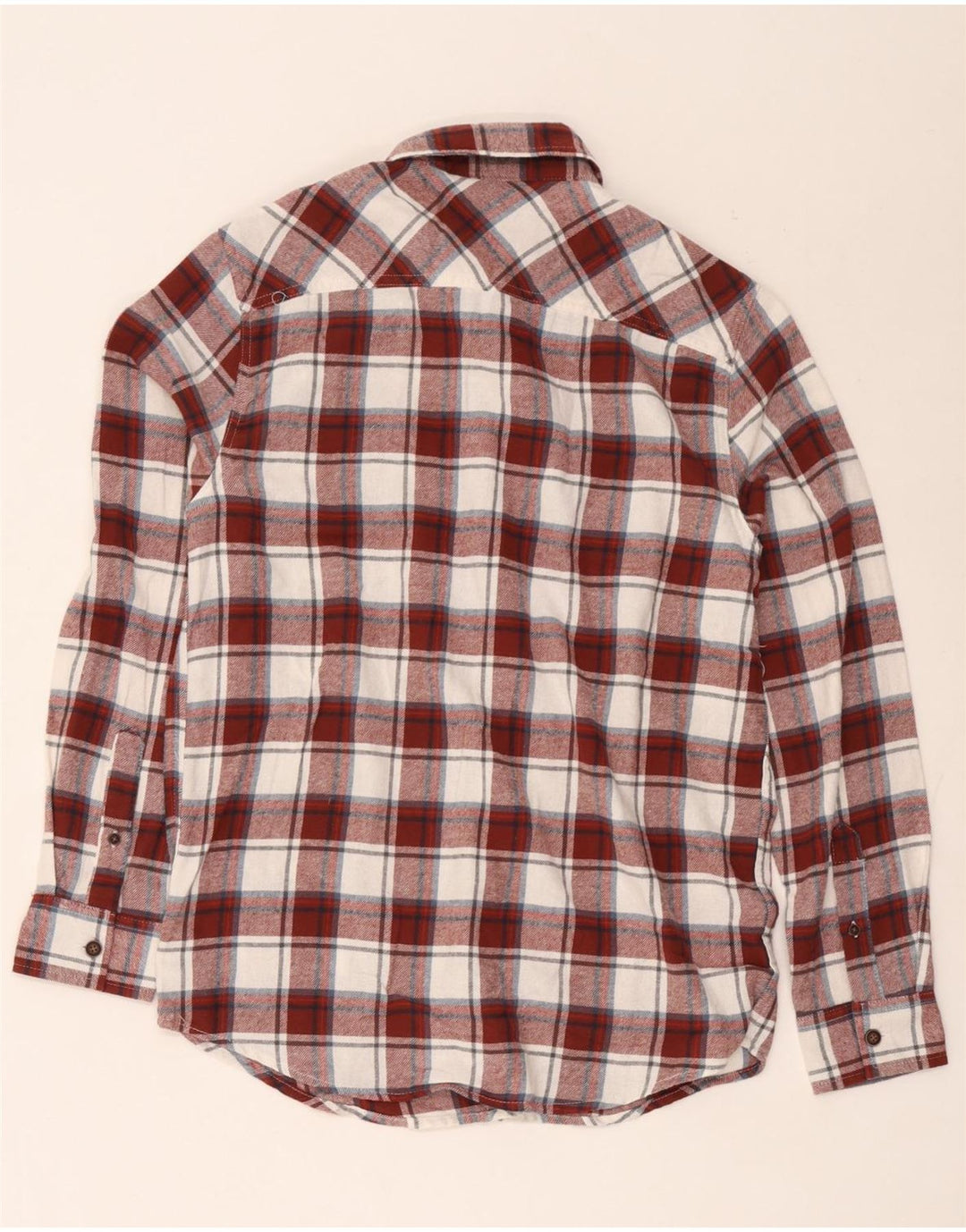 Lee Herre Regular Fit Flannel Shirt Lille Bourgogne ternet bomuld