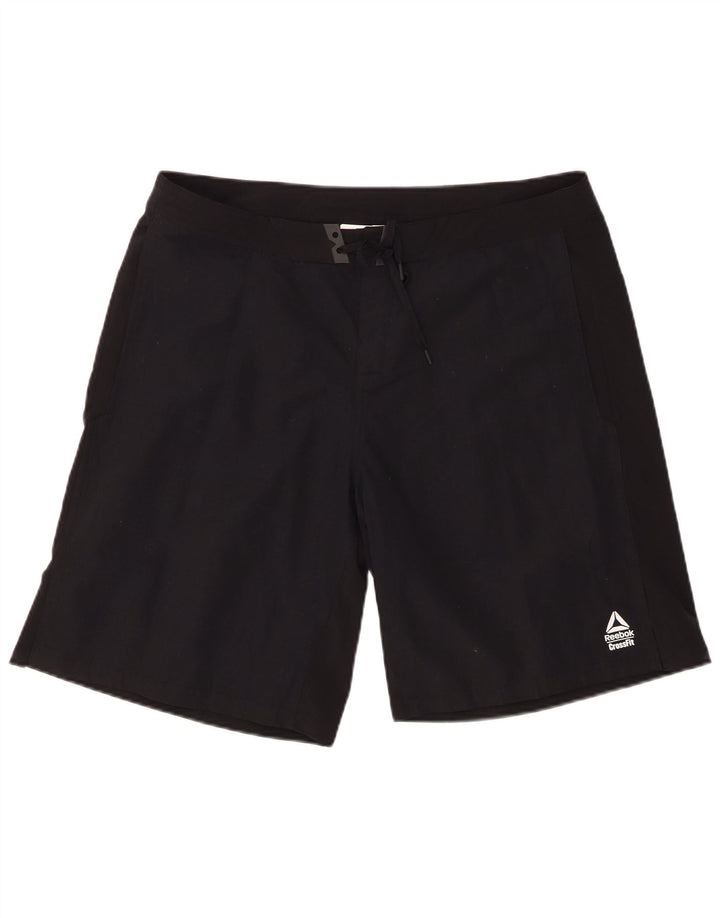 REEBOK Badeshorts til mænd store sorte polyester