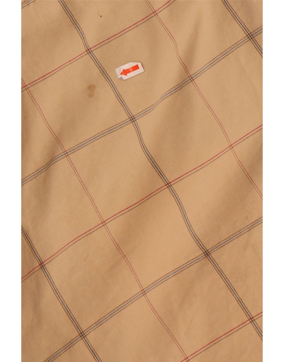 Converse Chino Shorts til mænd Medium W32 Beige ternet bomuld