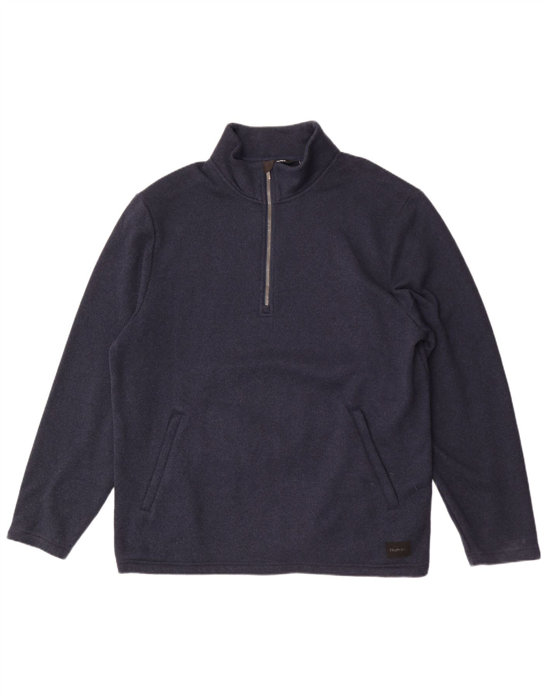 Rohan Sweatshirt med lynlås til mænd XL marineblå polyester