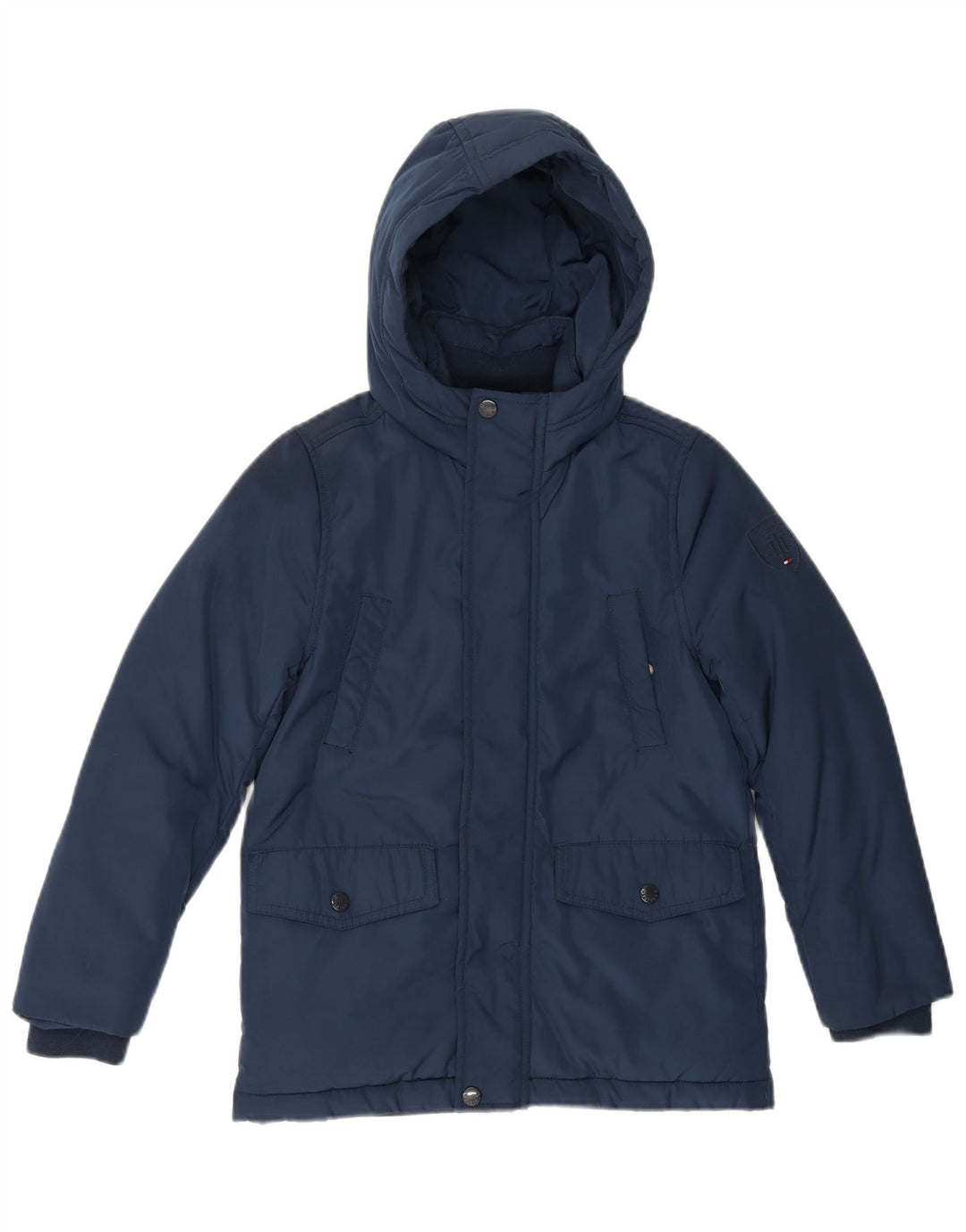 Tommy Hilfiger drenge hættepolstret jakke 9-10 år marineblå polyester