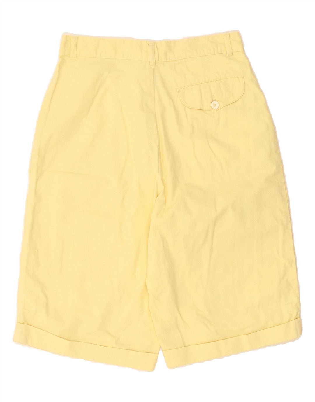 BENETTON Mens Pegged Chino Shorts W28 Small Yellow Cotton Vintage Benetton and Second-Hand Benetton from Messina Hembry 