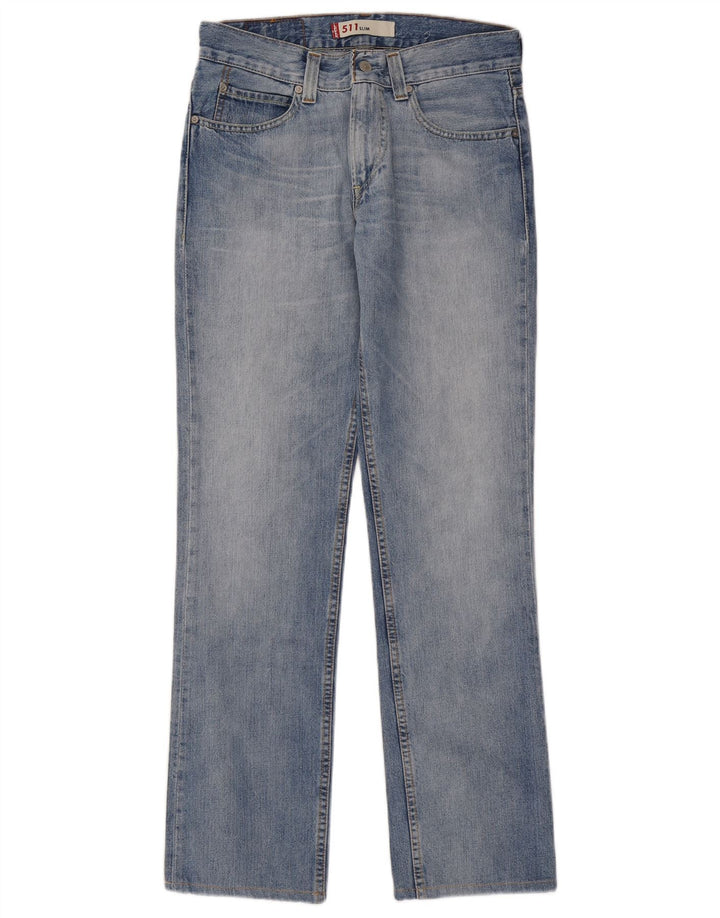 Levi's Dame 511 Slim Jeans W31 L32 Blå
