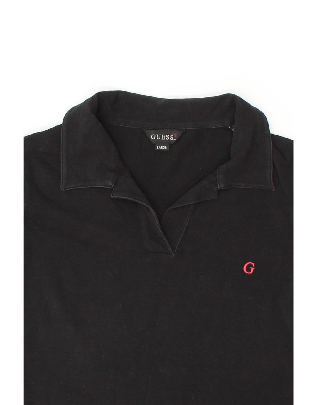 GUESS Girls Polo Shirt 8-9 Years Large  Black Vintage Guess and Second-Hand Guess from Messina Hembry 