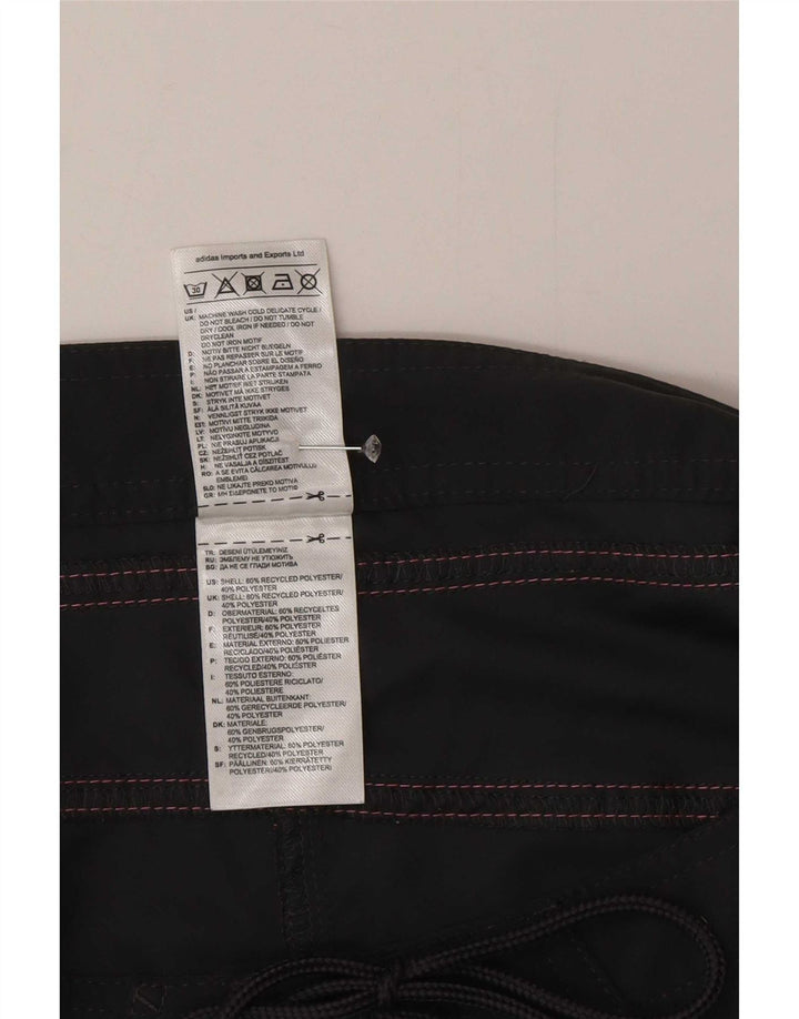 Adidas svømmeshorts til kvinder UK 8 Small Black Polyester