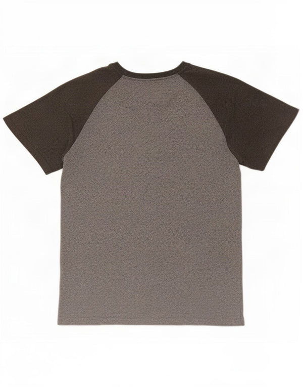 Superdry Mens Graphic T-Shirt Top XL Grey Flecked Cotton