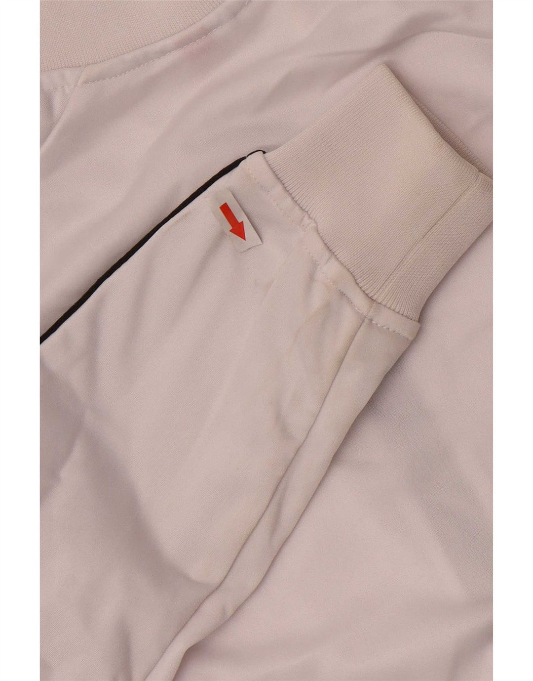Kappa Grafisk træningsdragt topjakke til kvinder UK 10 Small White Colourblock
