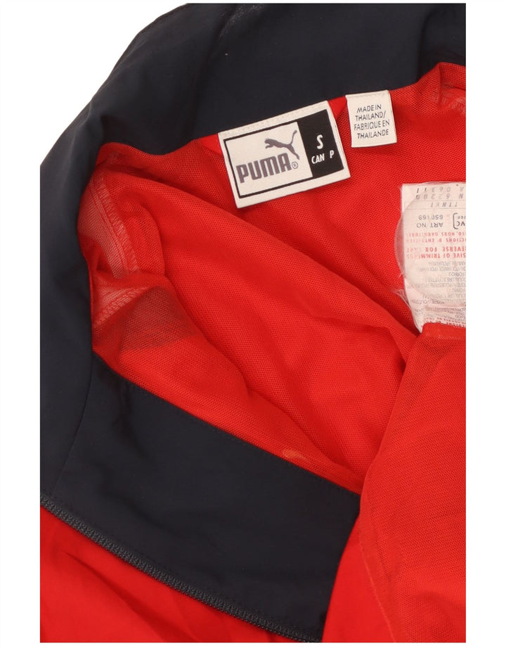 PUMA Træningsdragt til mænd, topjakke, lille rød Colourblock Polyester