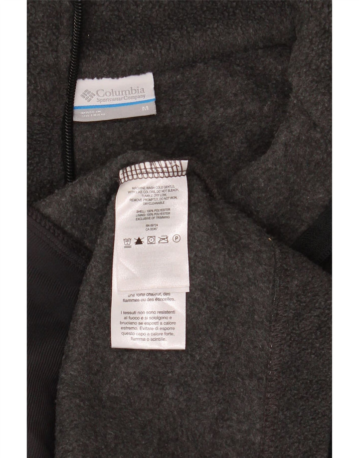 COLUMBIA Dame Fleece Gilet UK 14 Medium Grey Polyester