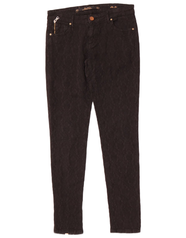 Zara Dame Slim Fit Casual Bukser EU 36 XS W26 L29 Sort