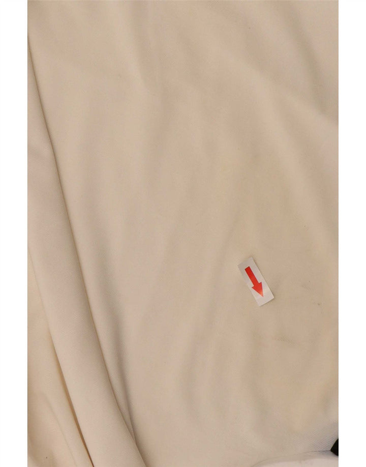 Zara T-Shirt Top UK 14 Medium Off White Polyester