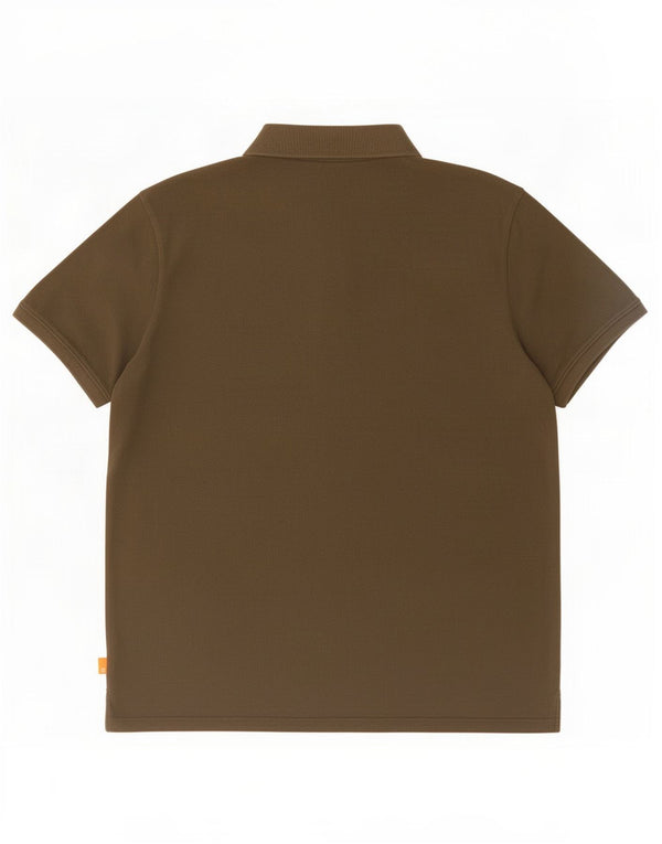 Timberland Herre Regular Fit Polo Shirt XL Khaki Bomuld