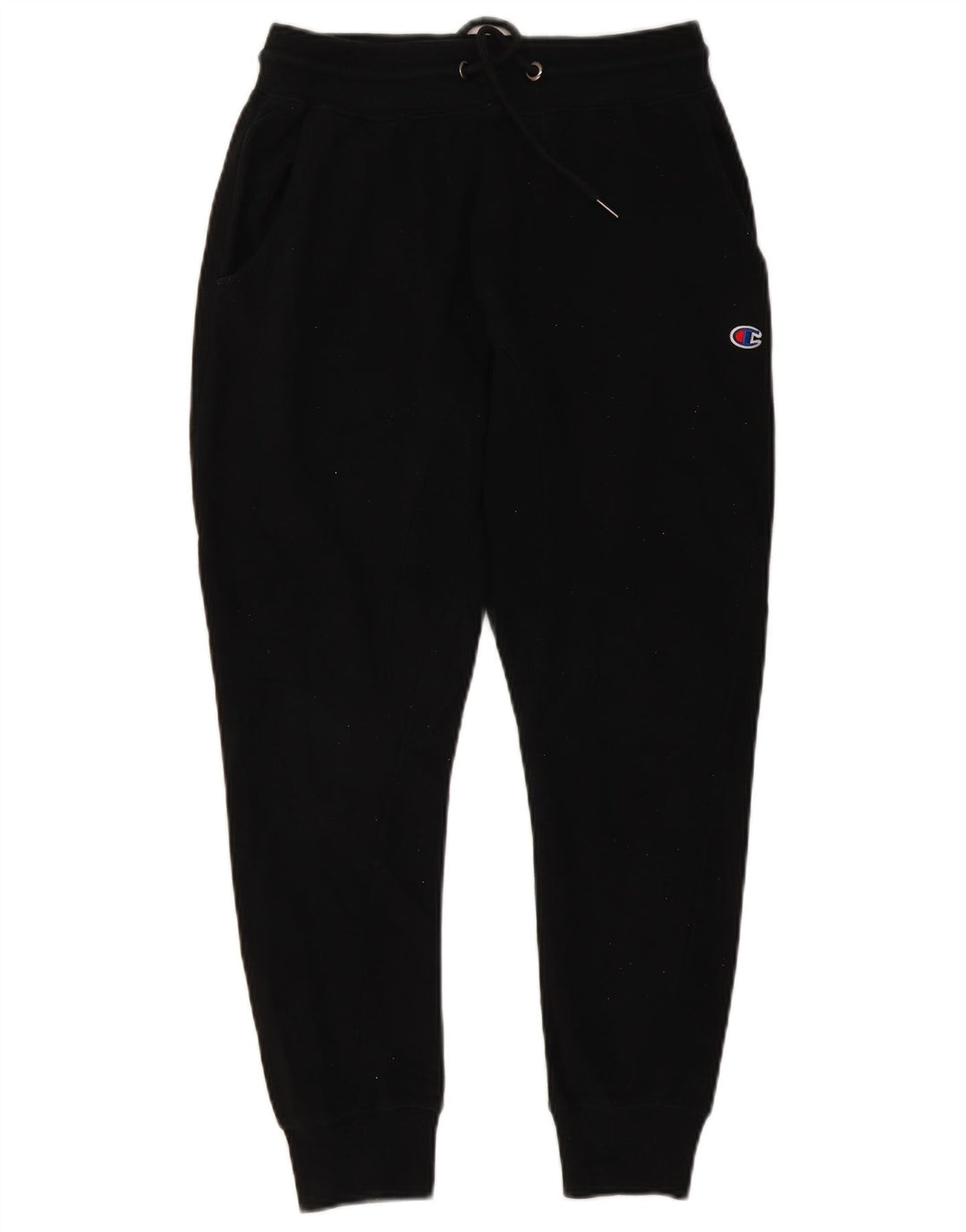 CHAMPION Dame træningsdragt Bukser Joggers UK 12 Medium Sort Bomuld
