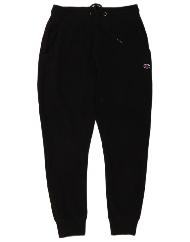CHAMPION Dame træningsdragt Bukser Joggers UK 12 Medium Sort Bomuld