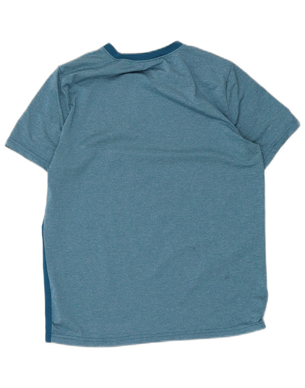 Under Armour Boys Heat Gear Graphic T-Shirt Top 9-10 Years Medium Blue