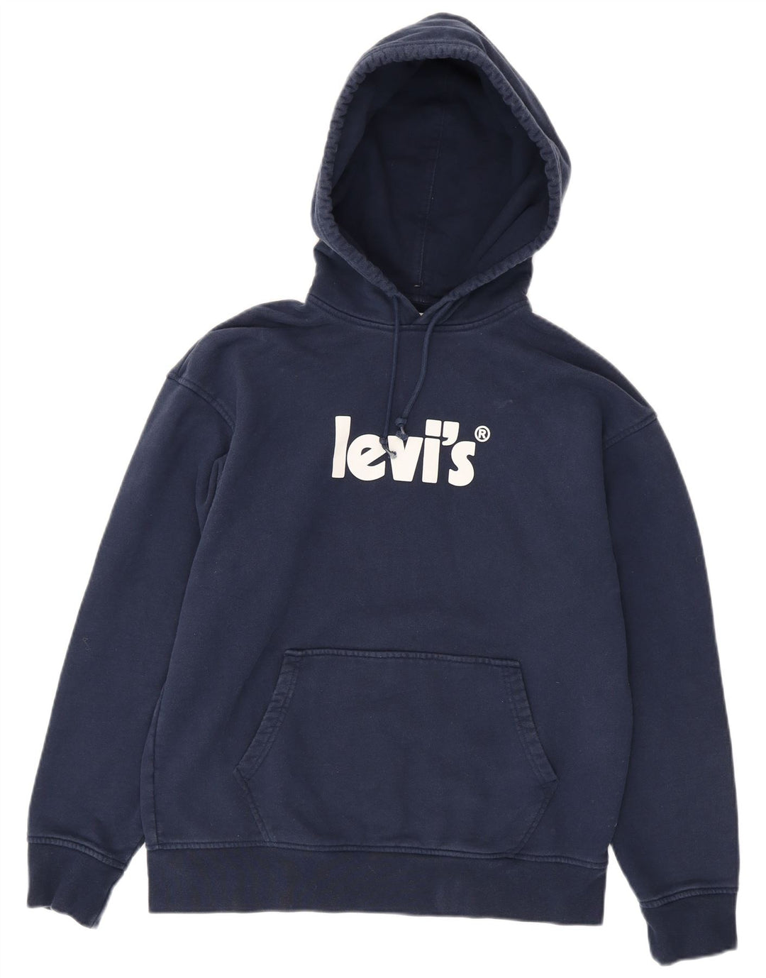 Levi's afslappet grafisk hættetrøje til mænd mellem marineblå bomuld