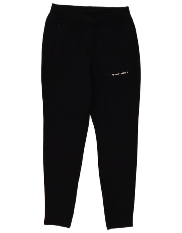 New Balance Dame træningsdragt Bukser Joggers UK 10 Small Black Bomuld
