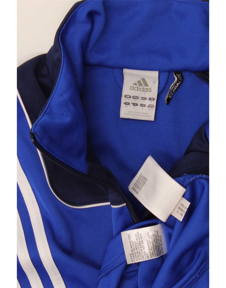Adidas Herre Climalite Pullover Træningsdragt Top Medium Blue Colourblock