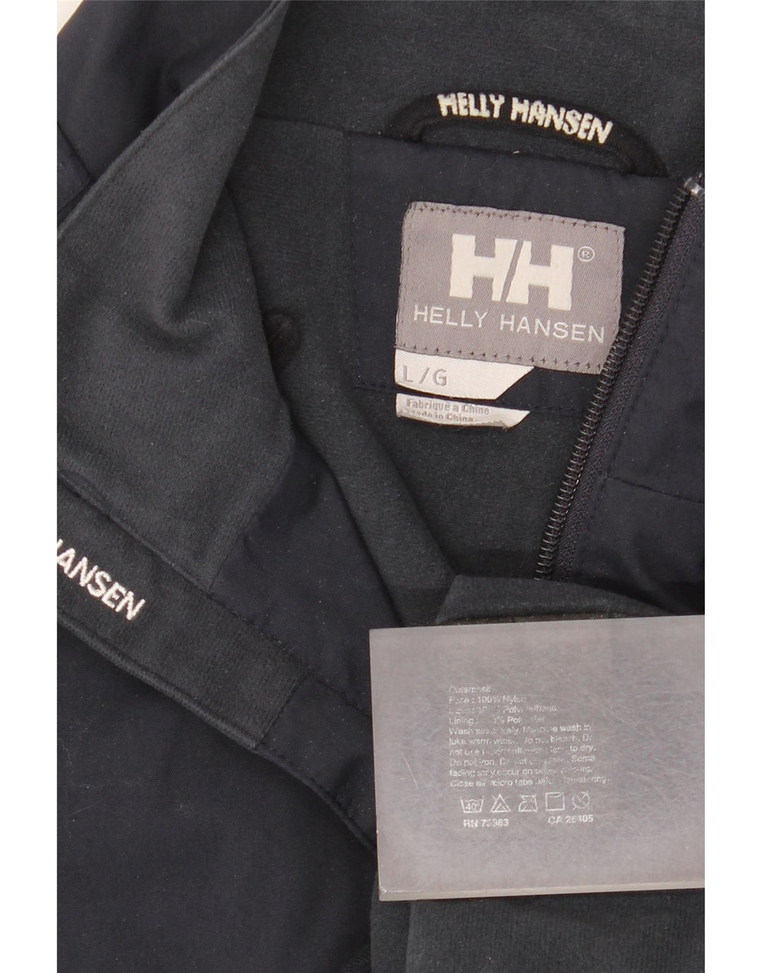 Helly Hansen Herre Bomber Jacket UK 40 Large Navy Blue Nylon