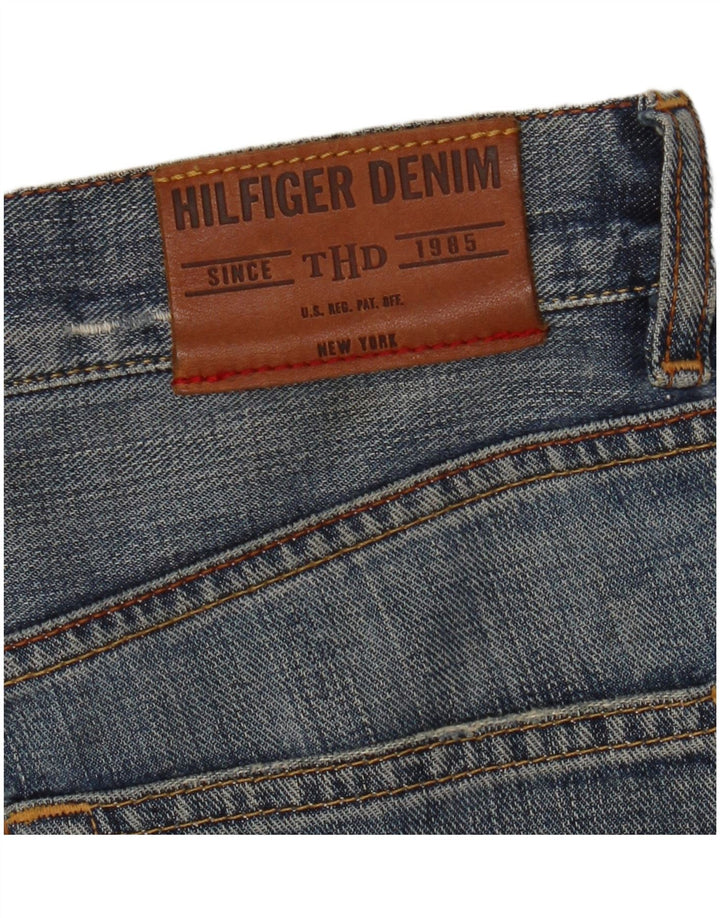 Tommy Hilfiger Herre Distressed Straight Straight Jeans W32 L35 Blå