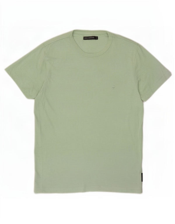 French Connection Herre T-Shirt Top Stor Grøn Bomuld