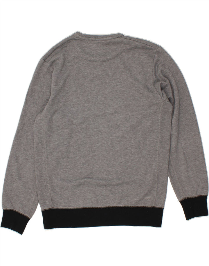 ADIDAS Mens Sweatshirt Jumper Medium Grey Polyester Vintage Adidas and Second-Hand Adidas from Messina Hembry 