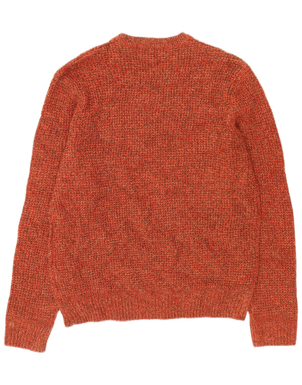 Marks & Spencer Herre sweater med rund hals XL Orange Flecked Acryl