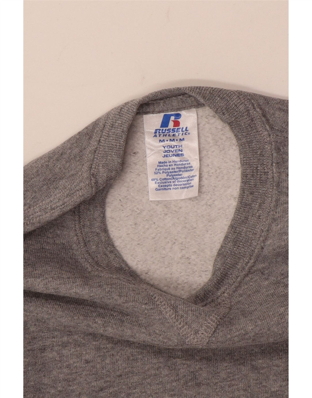 Russell Athletic Boys Sweatshirt Jumper 11-12 år Medium Grey Flecked