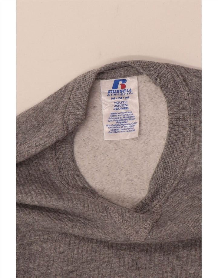 Russell Athletic Boys Sweatshirt Jumper 11-12 år Medium Grey Flecked