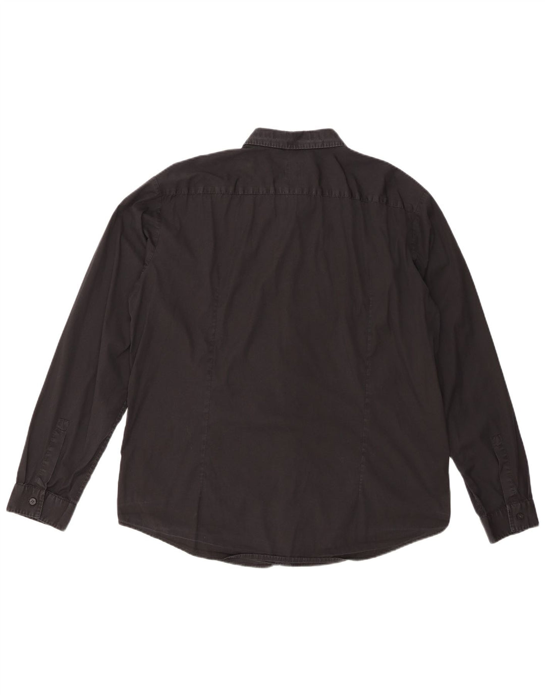 HUGO BOSS Herre Slim Fit skjorte 2XL sort bomuld