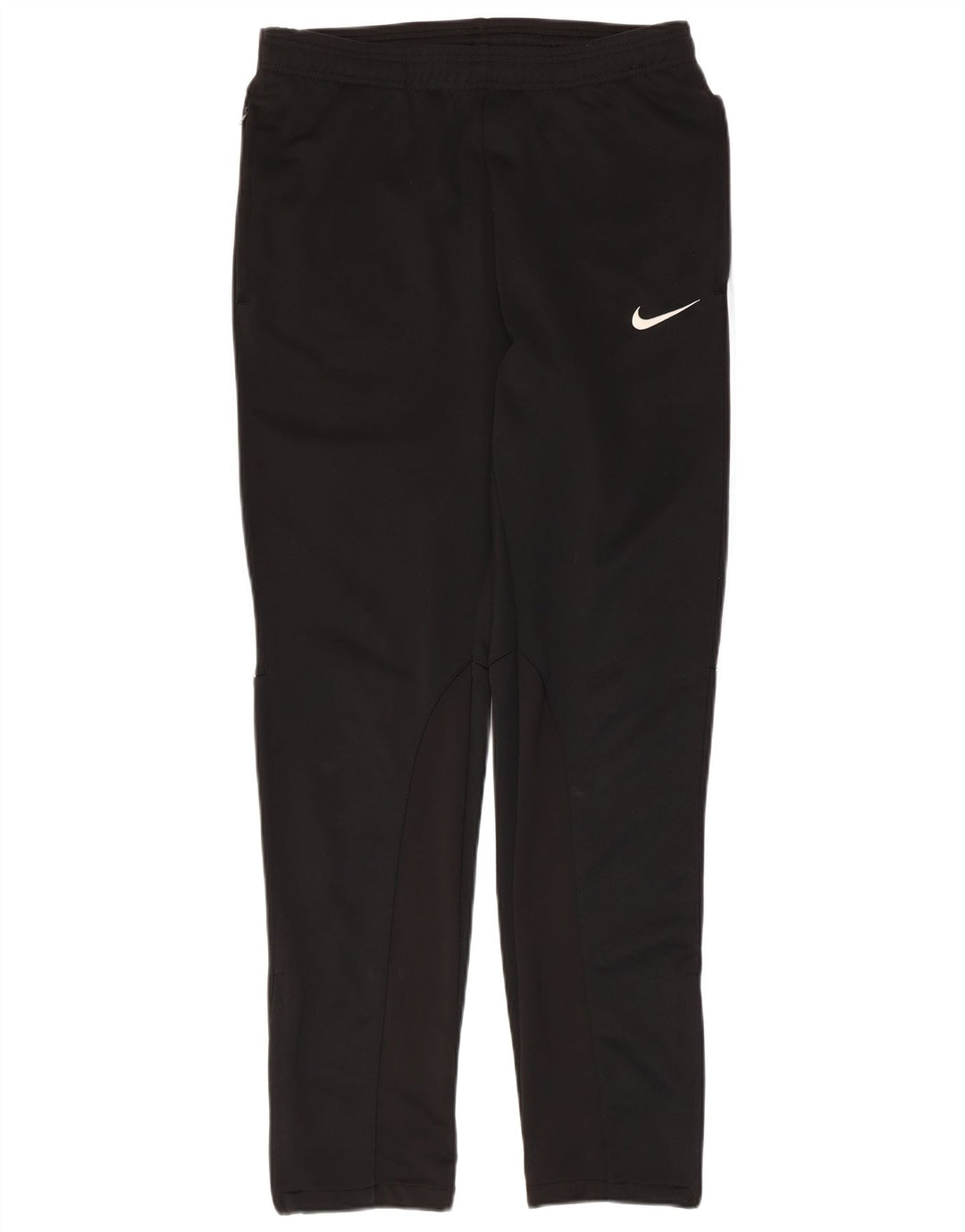 NIKE træningsdragtsbukser til kvinder UK 14 Medium Sort Colourblock Polyester