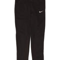 NIKE træningsdragtsbukser til kvinder UK 14 Medium Sort Colourblock Polyester