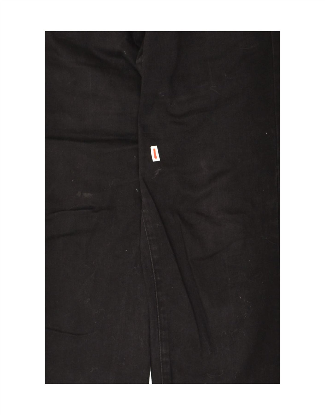 LEVI'S Womens Slimming Straight Jeans W32 L23  Black Cotton | Vintage Levi's | Thrift | Second-Hand Levi's | Used Clothing | Messina Hembry 