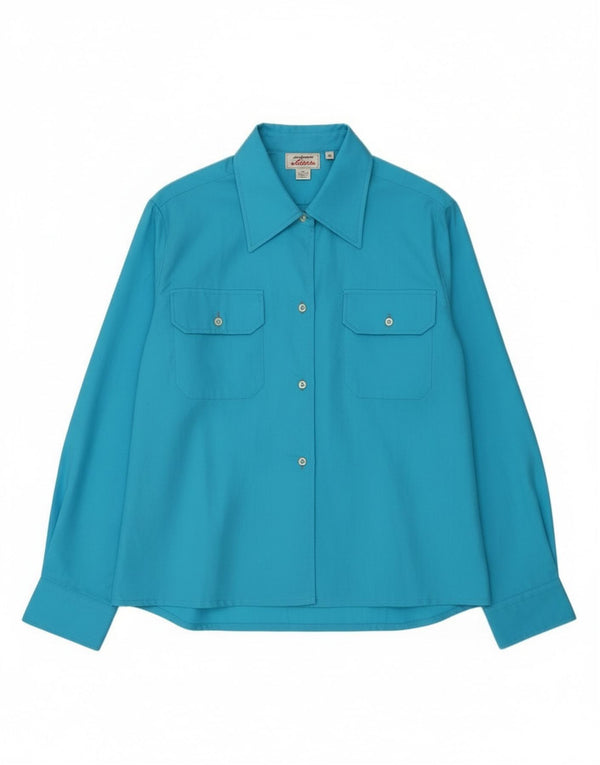 Vintage dameskjorte IT 46 Large Blue