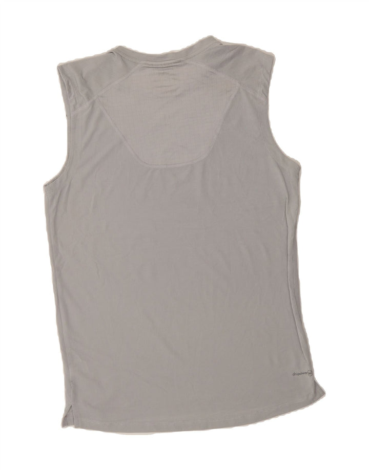 RUSSELL ATHLETIC Mens Dri-Power Vest Top UK 34/36 XS Grey Polyester Vintage Russell Athletic and Second-Hand Russell Athletic from Messina Hembry 